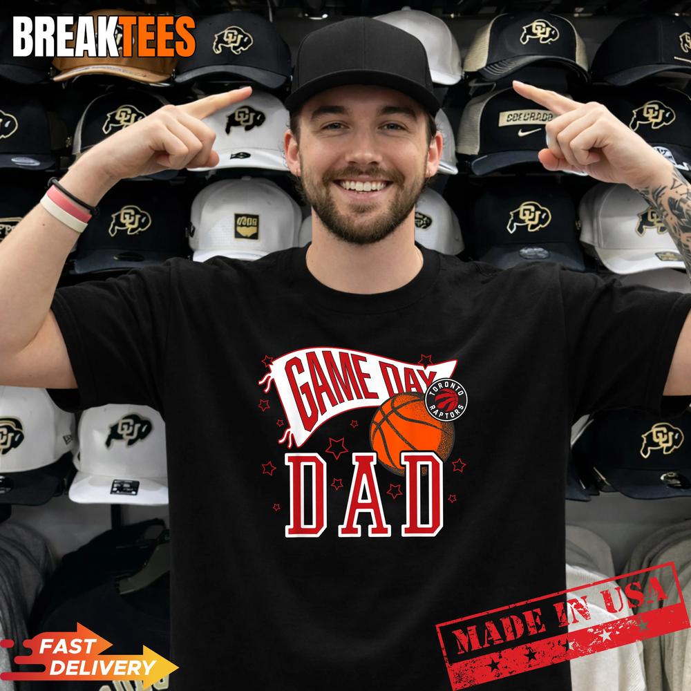 NBA Toronto Raptors Father’s Day Pennant Game Day T-Shirt