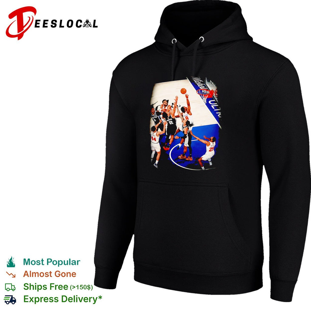 NBA basketball game Knicks Madison Square Garden action photo shirt
