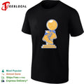 NBA championship trophy sitting on work boots boot culture art shirt