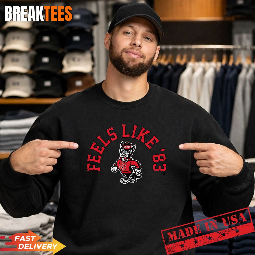 NC State Basketball Feels Like ’83 T-Shirt