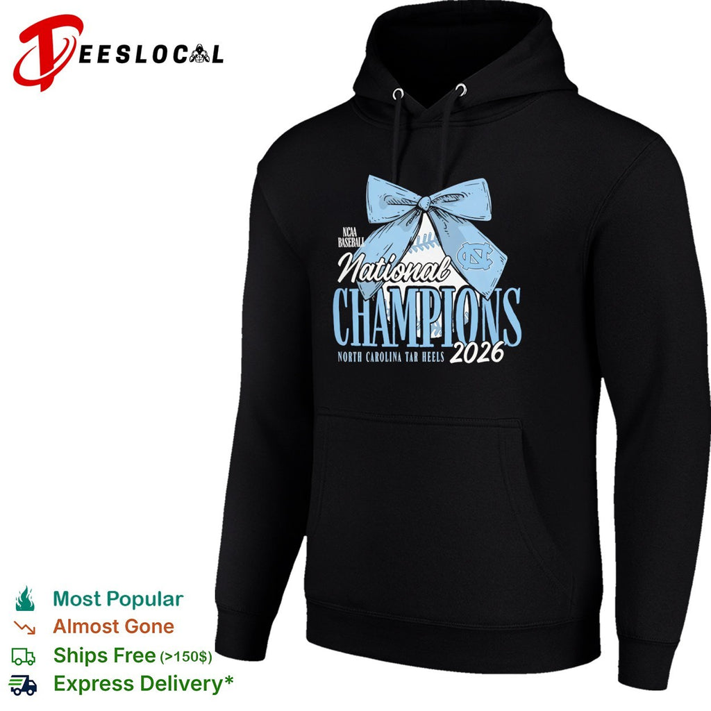 NCAA Baseball National Champions 2026 North Carolina Tar Heels Bow Ribbon shirt