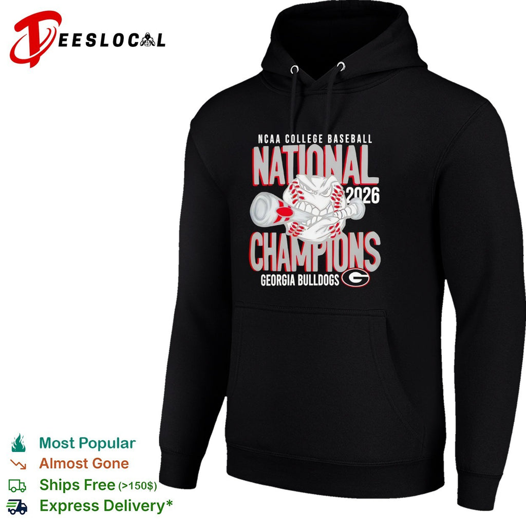 NCAA College Baseball National Champions 2026 Georgia Bulldogs shirt