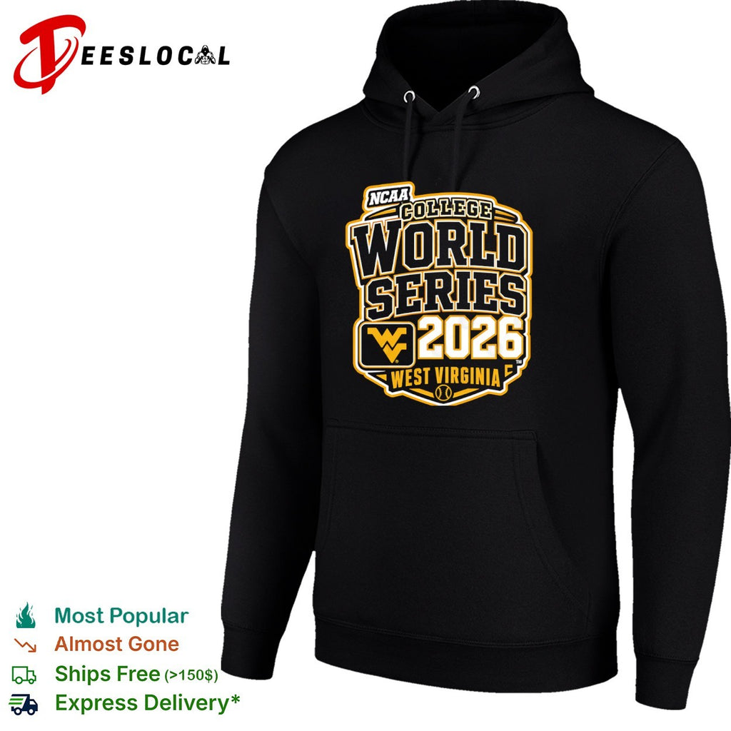 NCAA College World Series 2026 West Virginia Mountaineers Baseball Logo shirt
