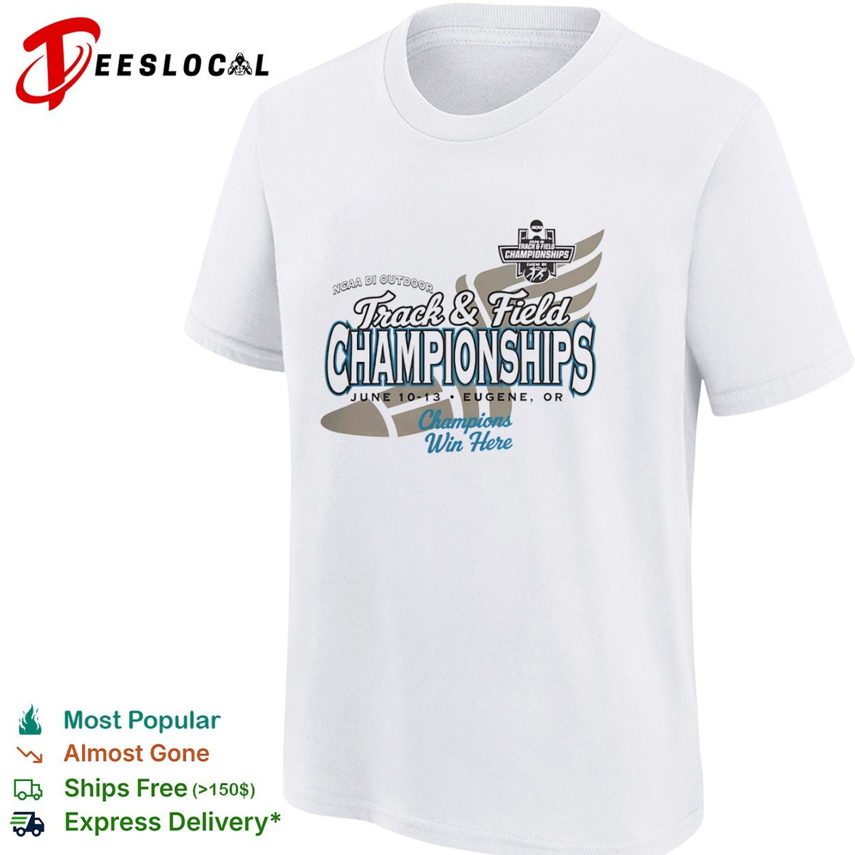 NCAA DI Outdoor Track and Field Championships Eugene OR 2026 Champions Win shirt