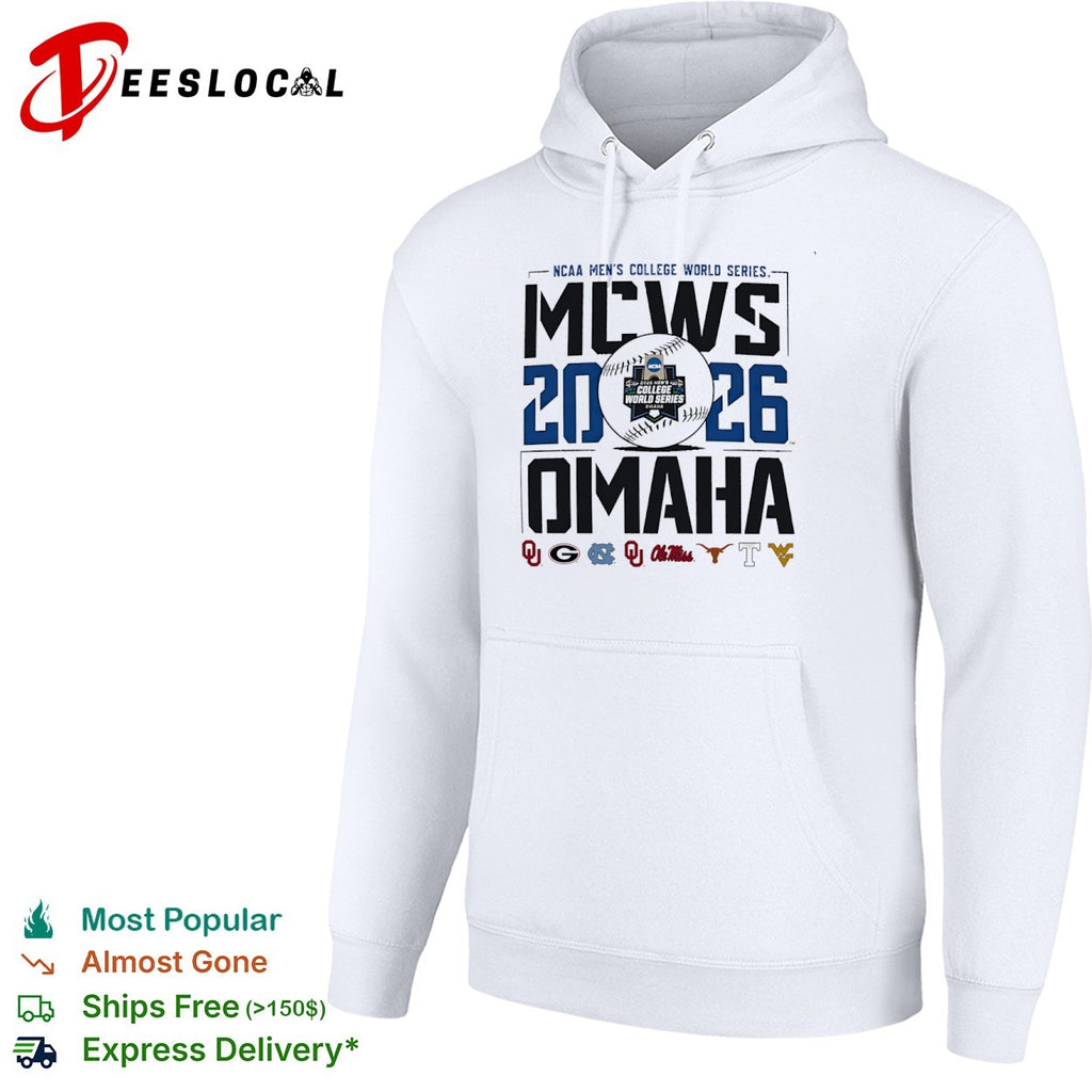 NCAA Mens College World Series 2026 Omaha Oklahoma Georgia North Carolina shirt