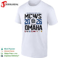 NCAA Mens College World Series 2026 Omaha Oklahoma Georgia North Carolina shirt