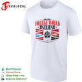 NCAA Men’s College World Series 2026 team pennants baseball shirt