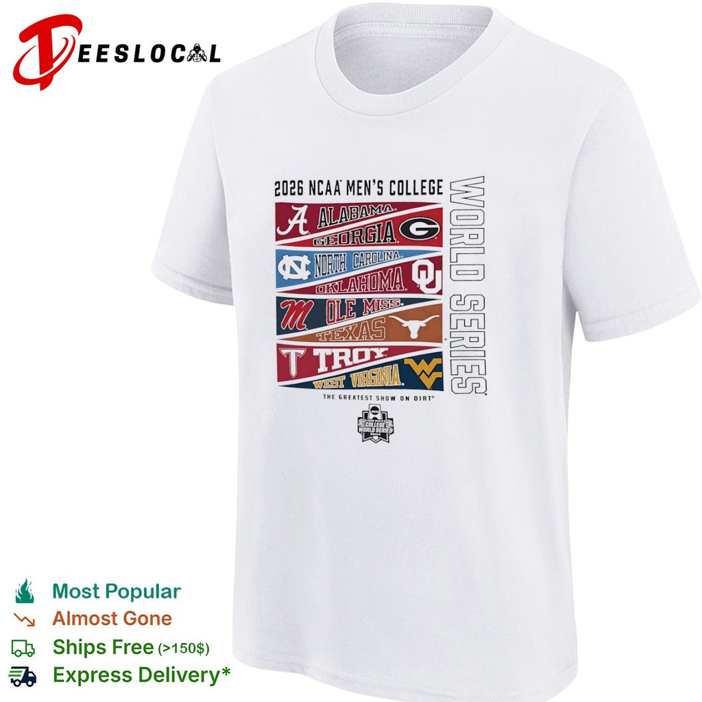 NCAA Men’s College World Series The greatest show on dirt 2026 shirt
