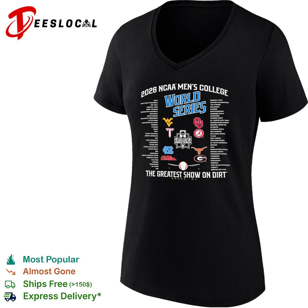 NCAA Men’s College World Series The greatest show on dirt Omaha NE shirt