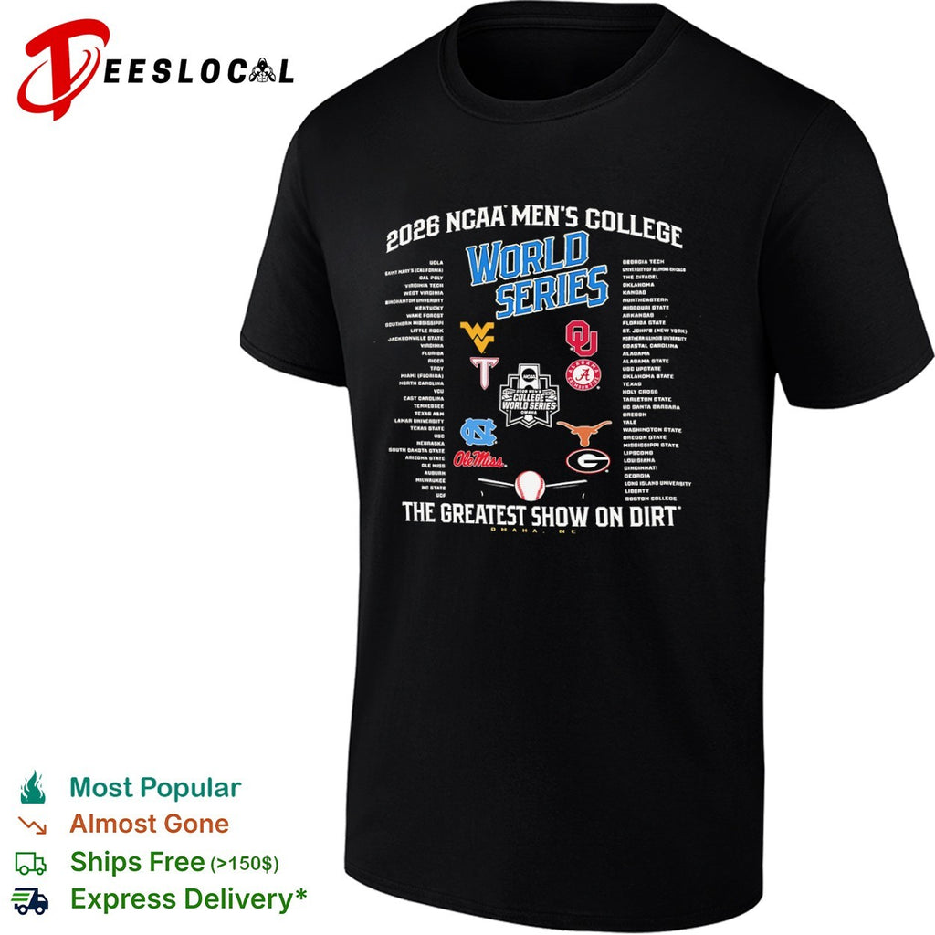 NCAA Men’s College World Series The greatest show on dirt Omaha NE shirt