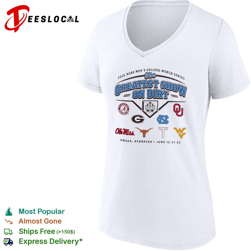 NCAA Men’s College World Series the greatest show on dirt Omaha 2026 shirt