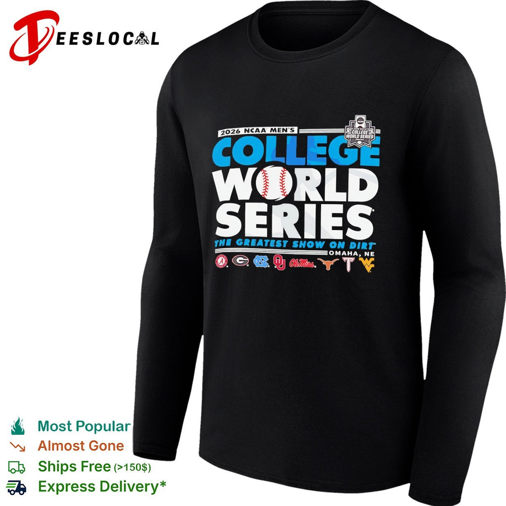 NCAA Men’s College World Series the greatest show on dirt Omaha NE 2026 shirt