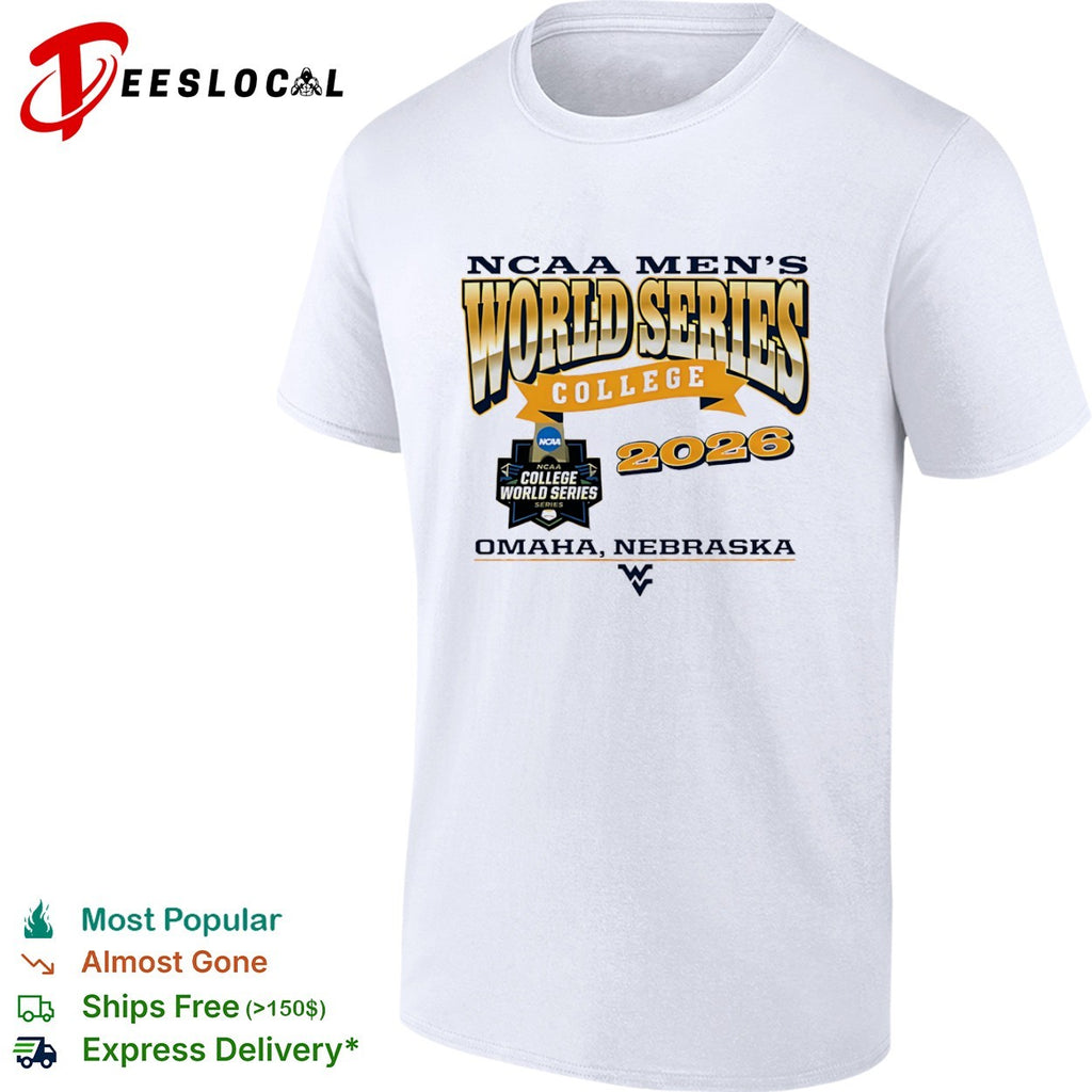 NCAA Men’s World Series 2026 Omaha Nebraska West Virginia Mountaineers logo shirt