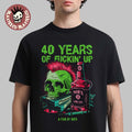 NOFX 40 Years Of Funkin’ Up Film Merch Bottle Skull T-Shirt