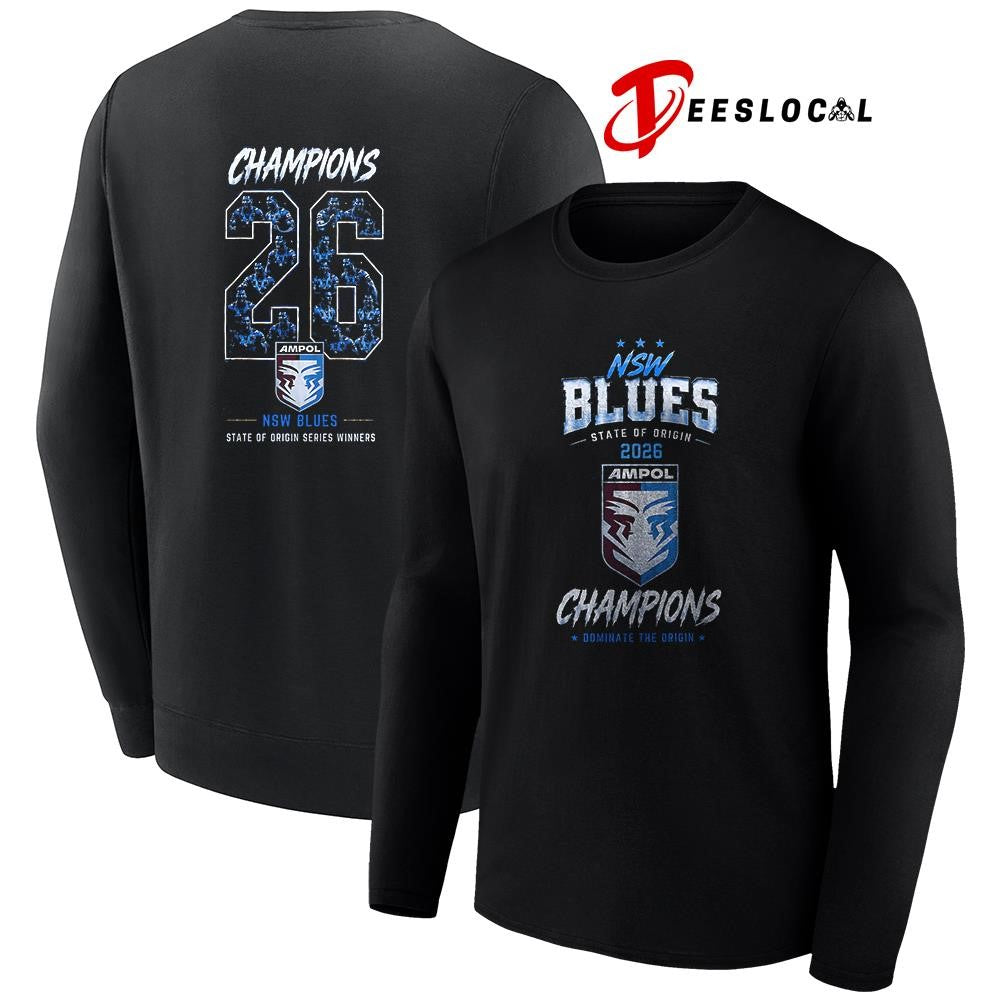 NSW Blues State Of Origin champions State of origin series winners shirt