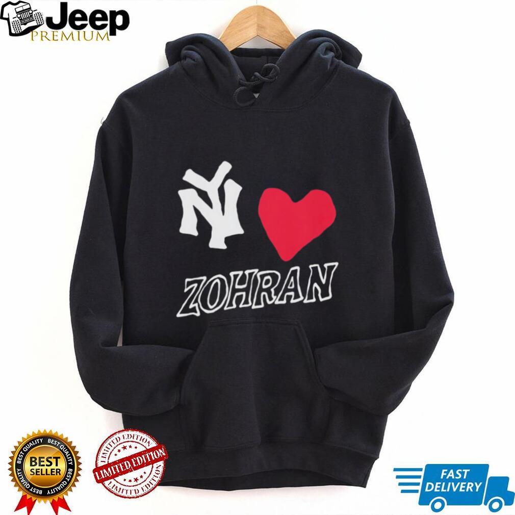 NY Heart Zohran New York Politics Support Fan T Shirt