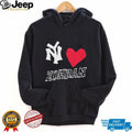 NY Heart Zohran New York Politics Support Fan T Shirt