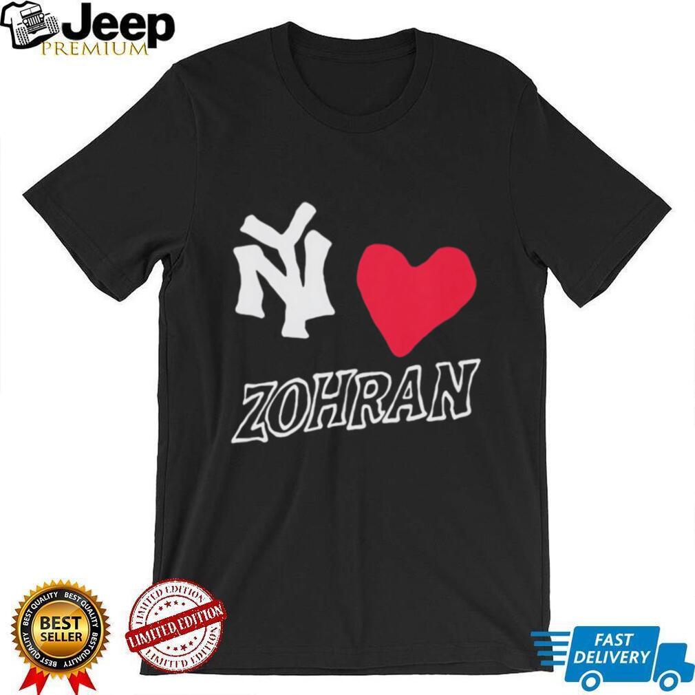 NY Heart Zohran New York Politics Support Fan T Shirt