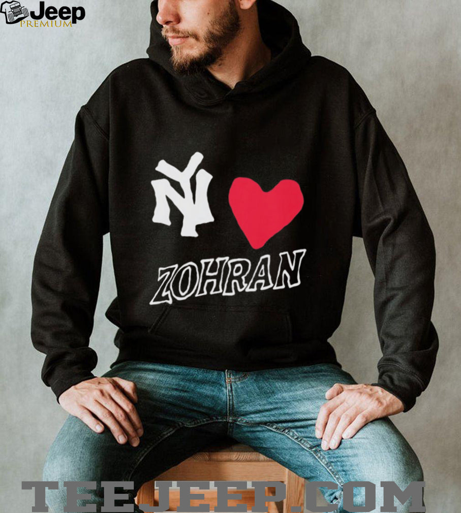 NY Heart Zohran New York Politics Support Fan T Shirt