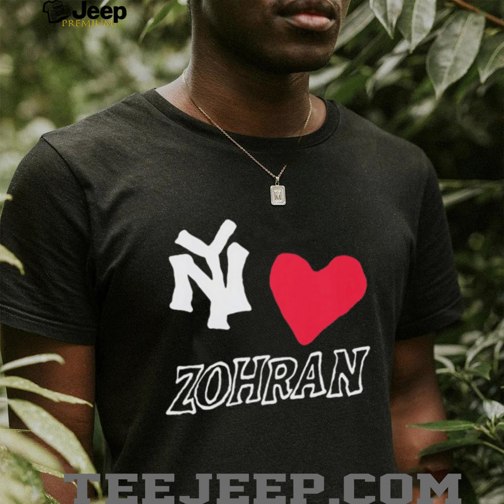 NY Heart Zohran New York Politics Support Fan T Shirt