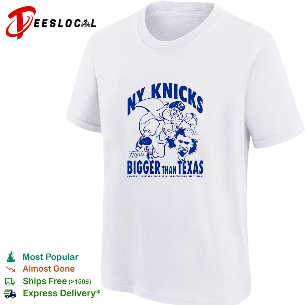 NY Knicks Bigger Than Texas Victor Wembanyama San Antonio Spurs Finals 2026 shirt