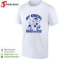 NY Knicks bigger than Texas vs Spurs NBA Finals 2026 cartoon shirt