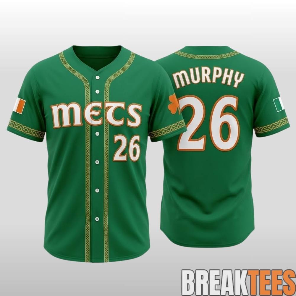 NY Mets Irish Heritage Night 2026 Baseball Jersey