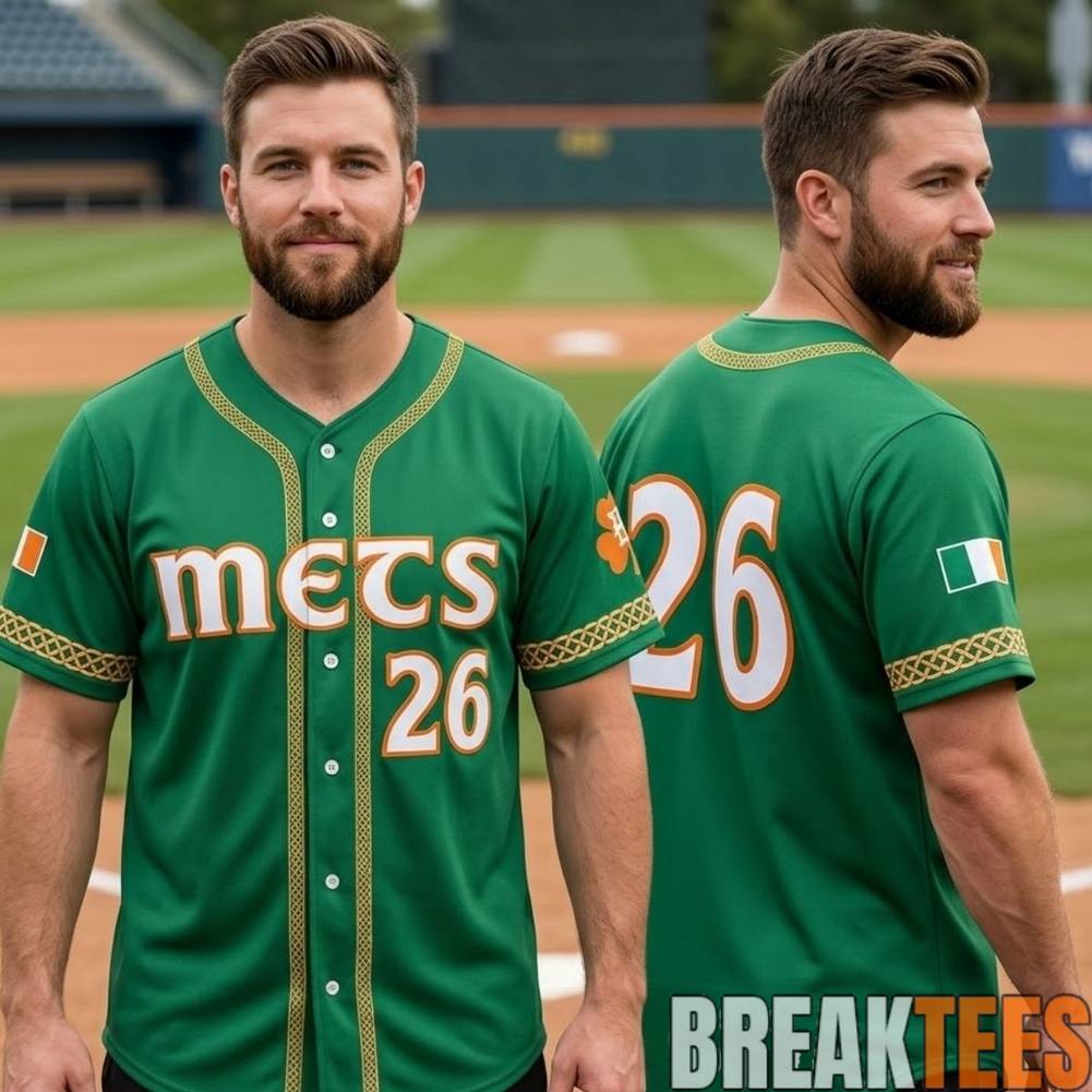 NY Mets Irish Heritage Night 2026 Baseball Jersey