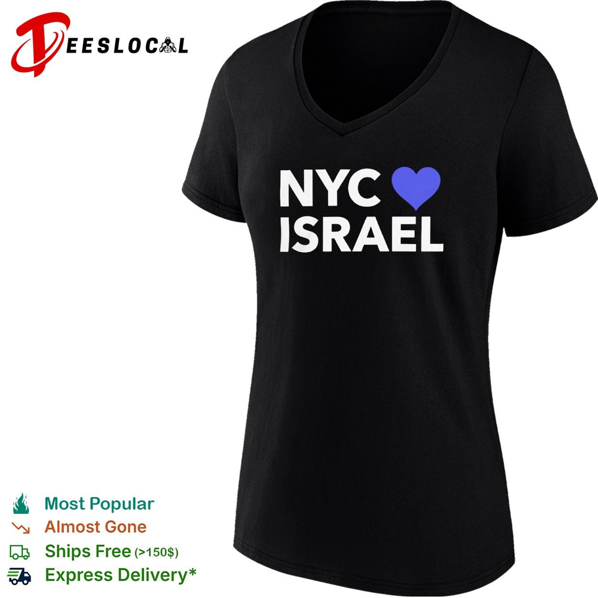 NYC I Love Israel Shirt