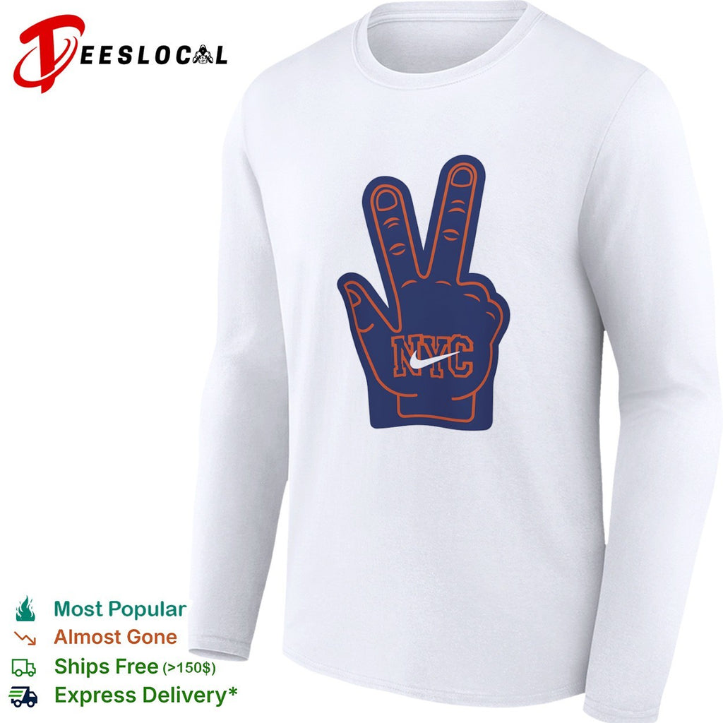 NYC foam finger three shirt