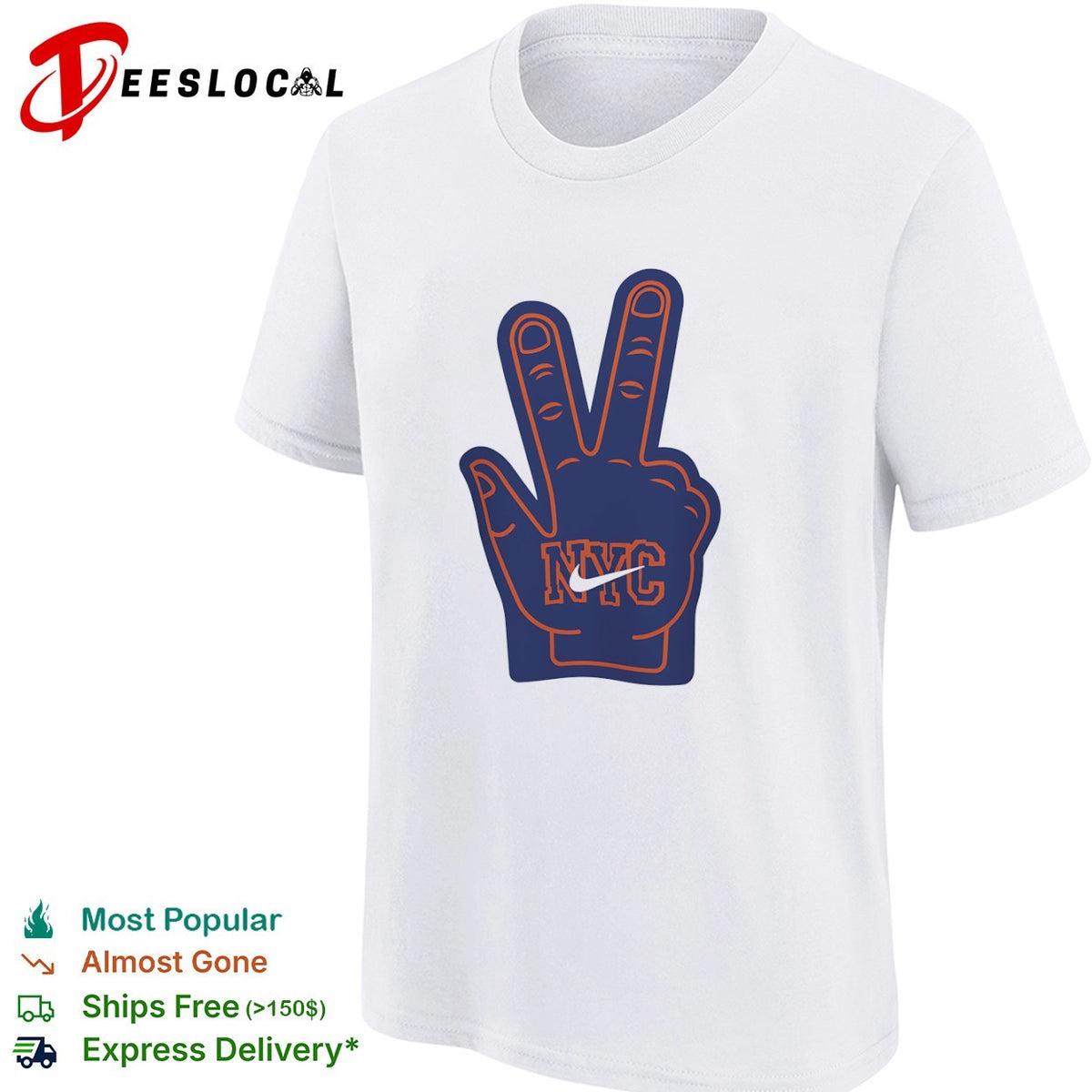 NYC foam finger three shirt