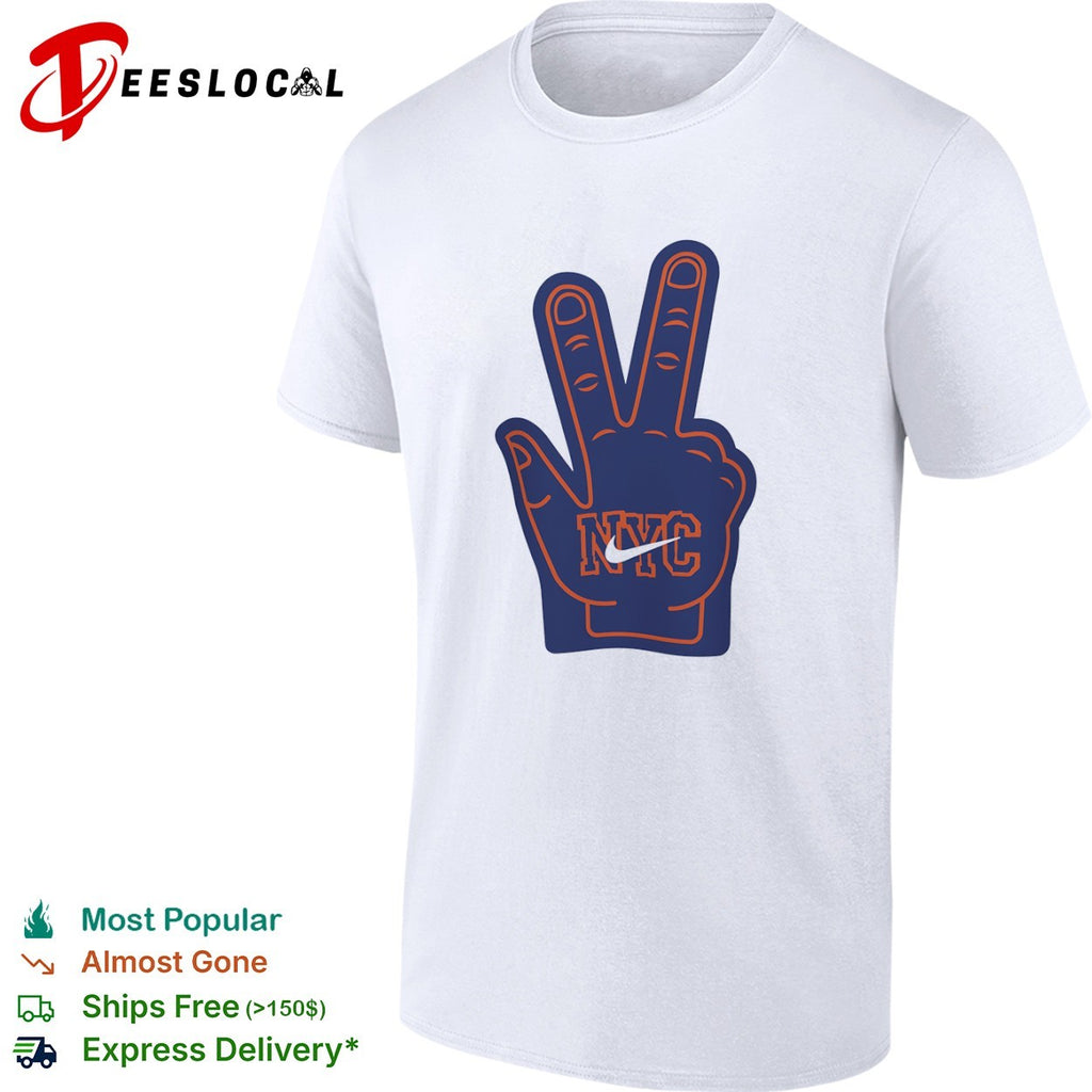 NYC foam finger three shirt