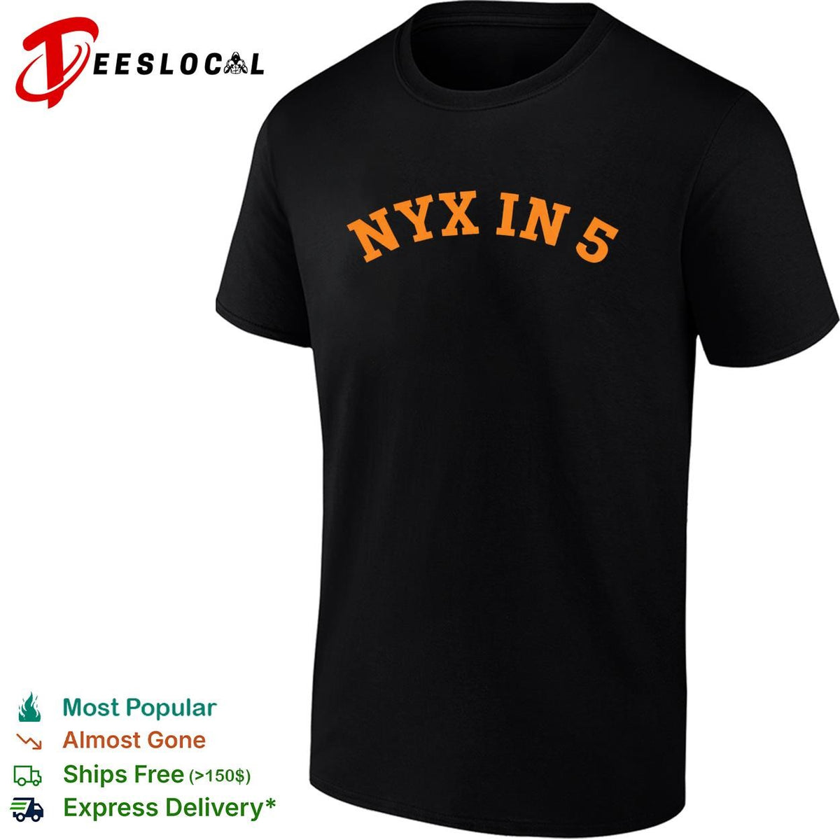NYX In 5 New York Basketball shirt