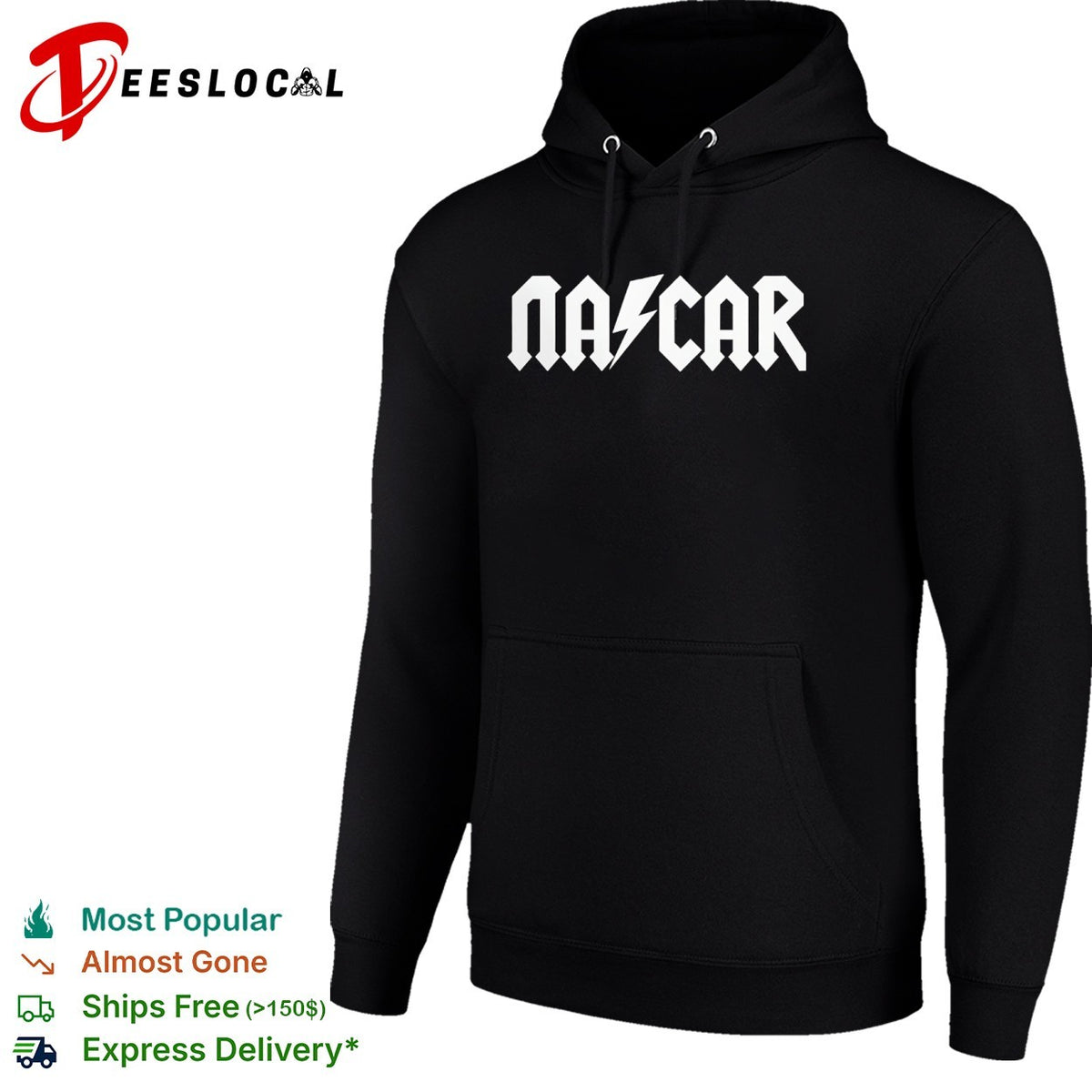 Nascar style AC DC logo shirt