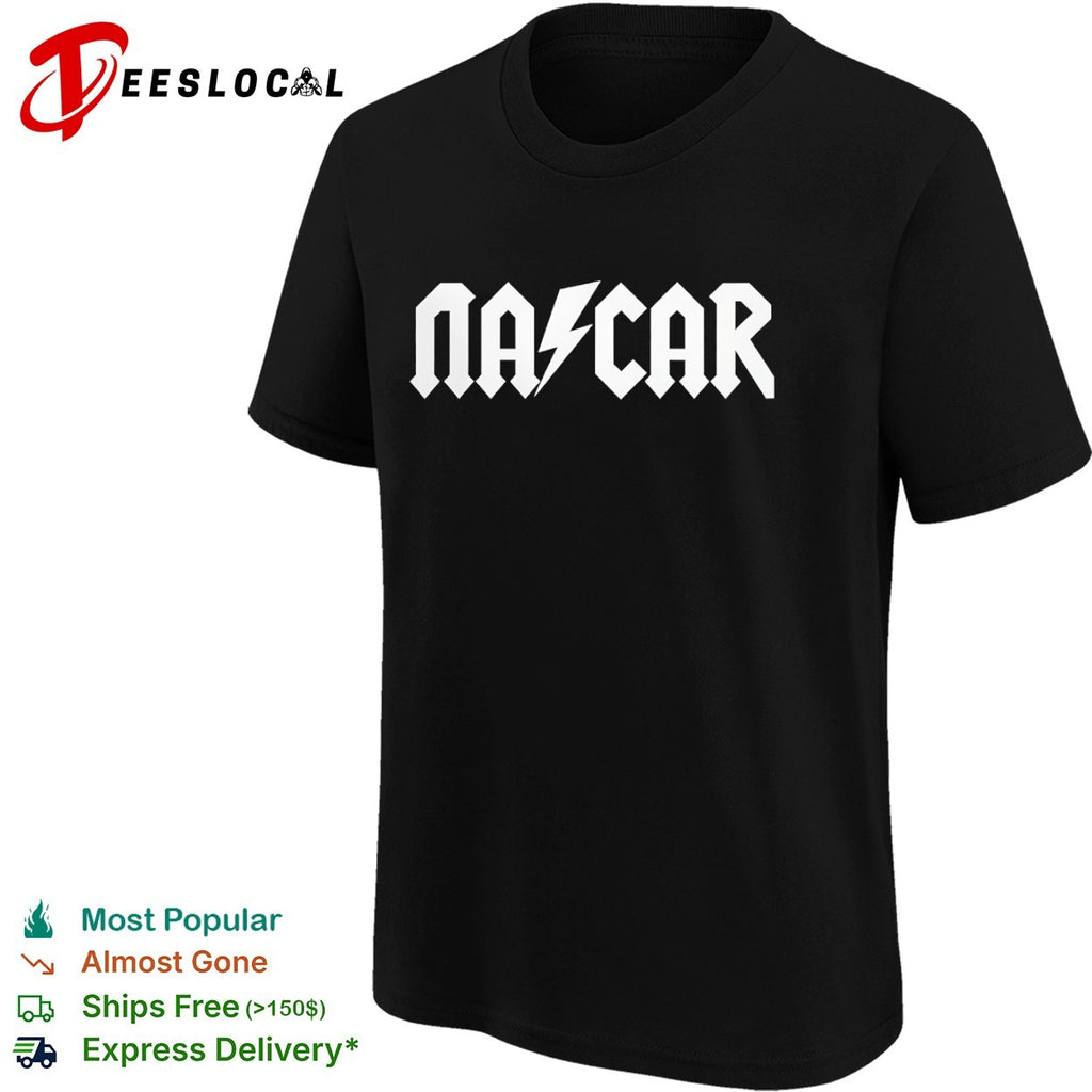 Nascar style AC DC logo shirt