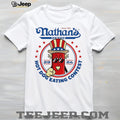 Nathan’s Famous 2024 Hot Dog Eating Contest Uncle Sam Mascot shirt