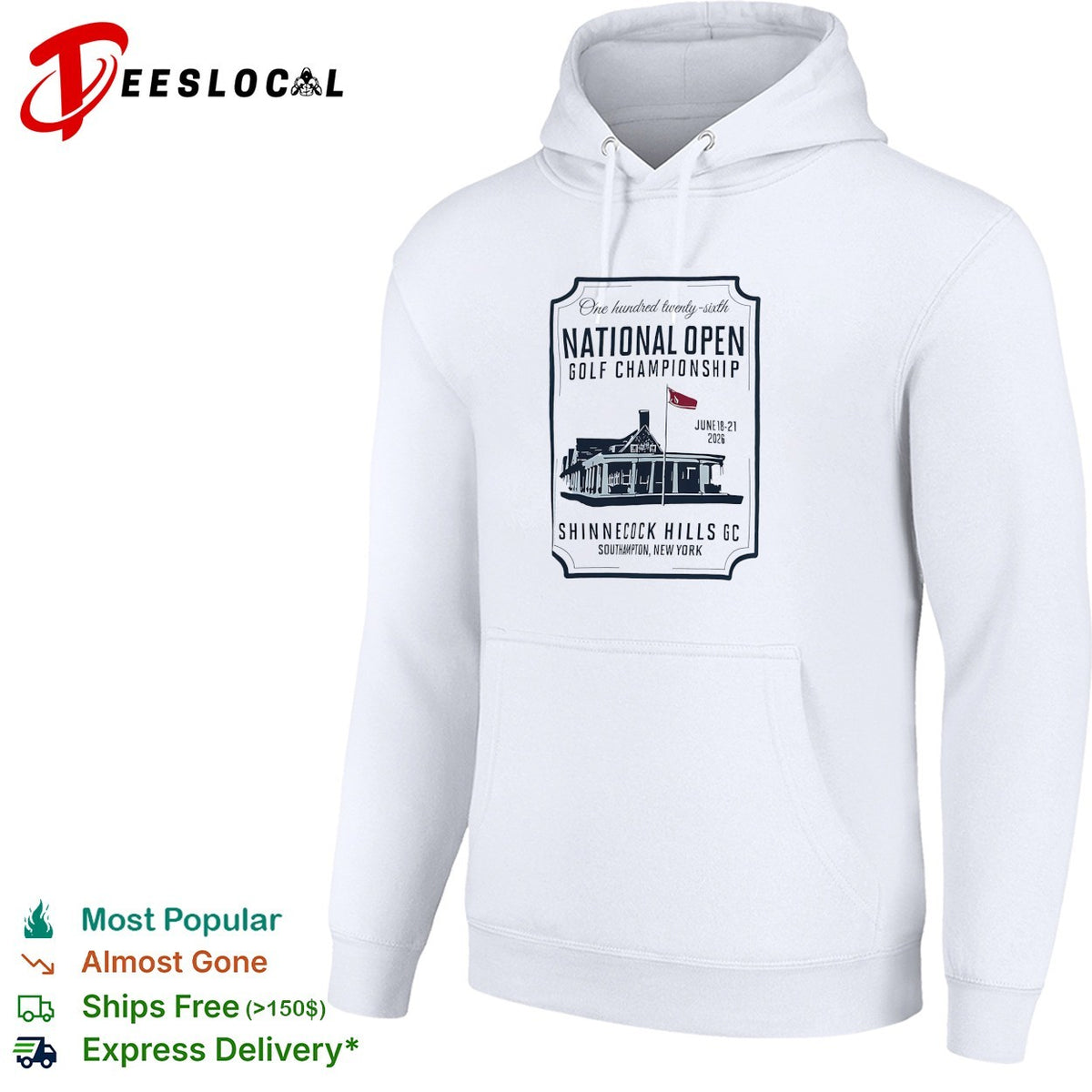 National Open Golf Championship Shinnecock Hills clubhouse shirt