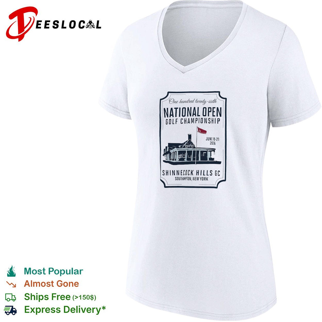 National Open Golf Championship Shinnecock Hills clubhouse shirt