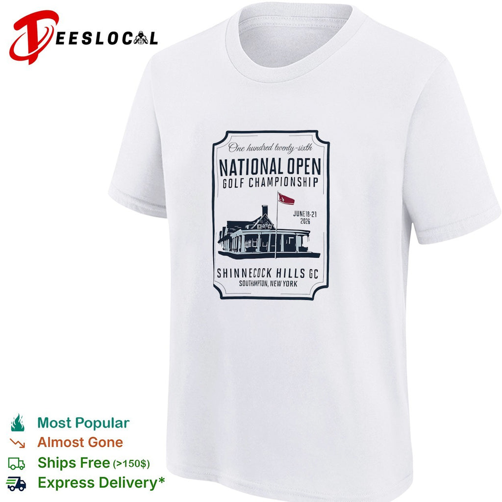 National Open Golf Championship Shinnecock Hills clubhouse shirt