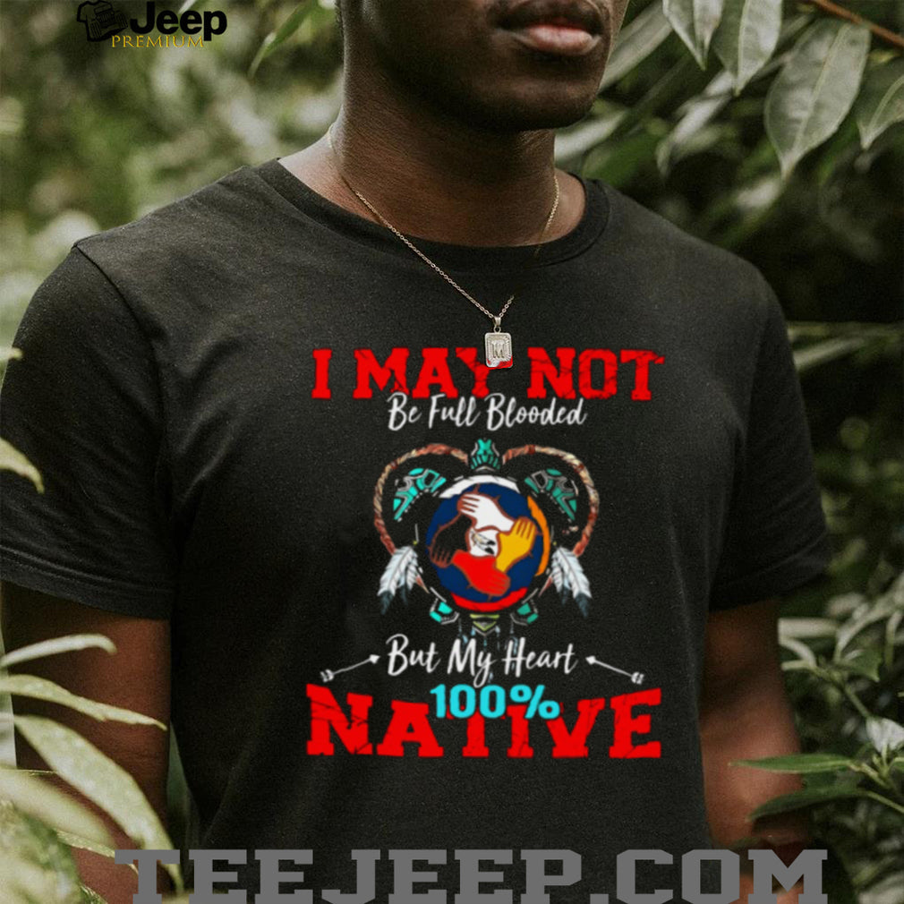 Native American Heart Turtle Pride 100% Native T Shirt