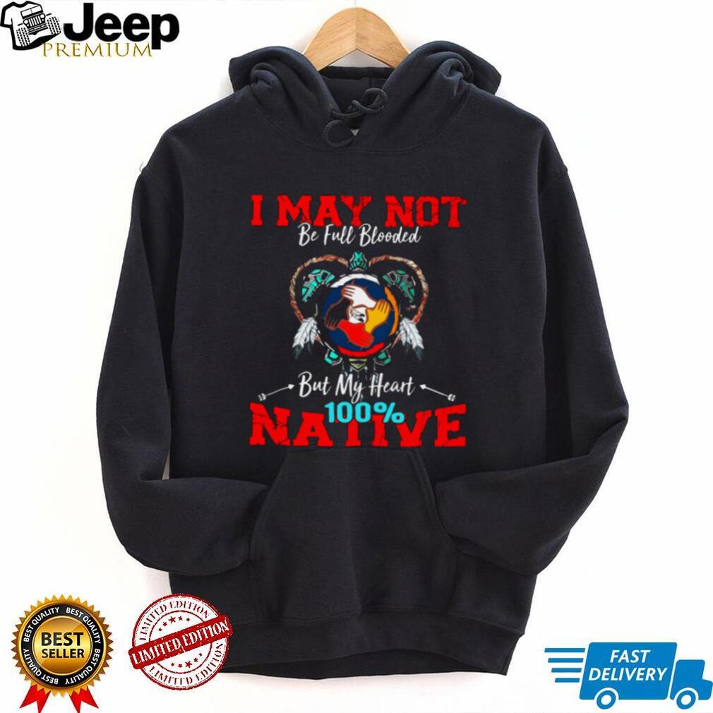 Native American Heart Turtle Pride 100% Native T Shirt