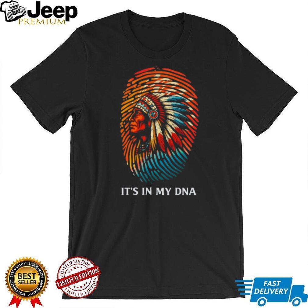 Native American Heritage Fingerprint DNA T Shirt