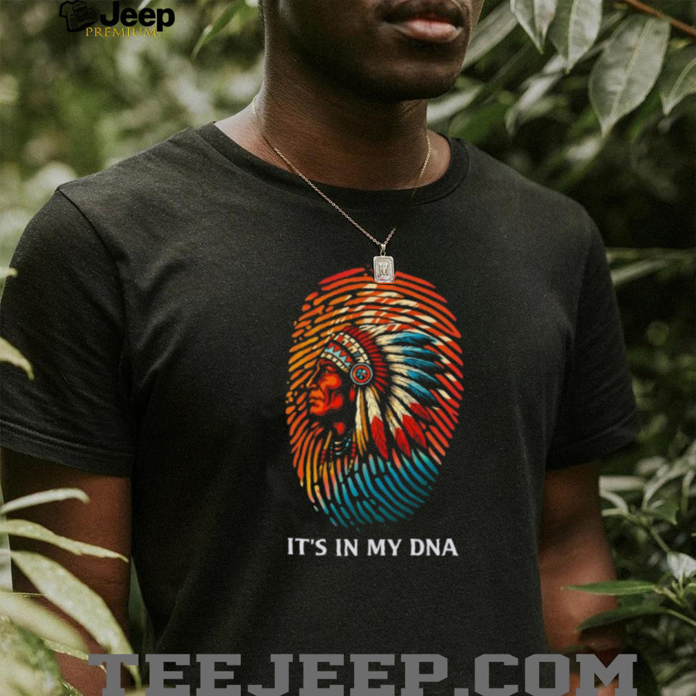 Native American Heritage Fingerprint DNA T Shirt