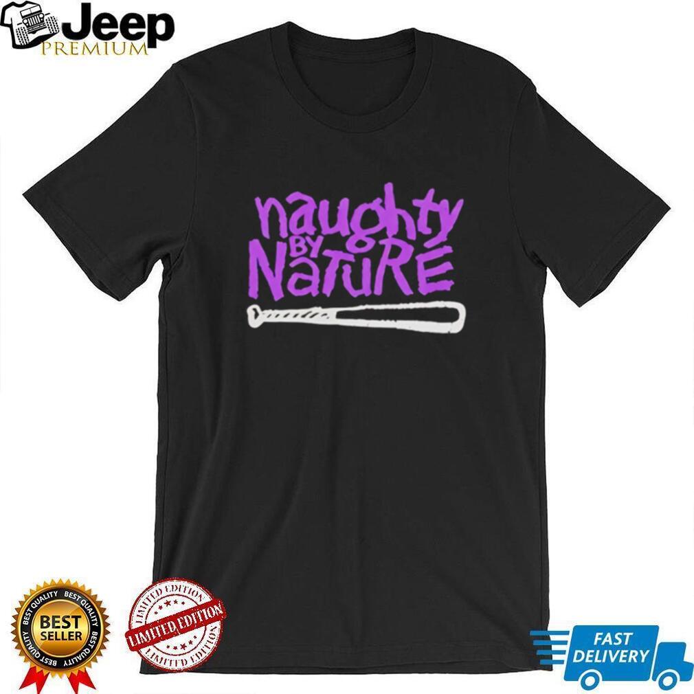 Naughty By Nature Baseball Bat Purple Graffiti Hip Hop T Shirt