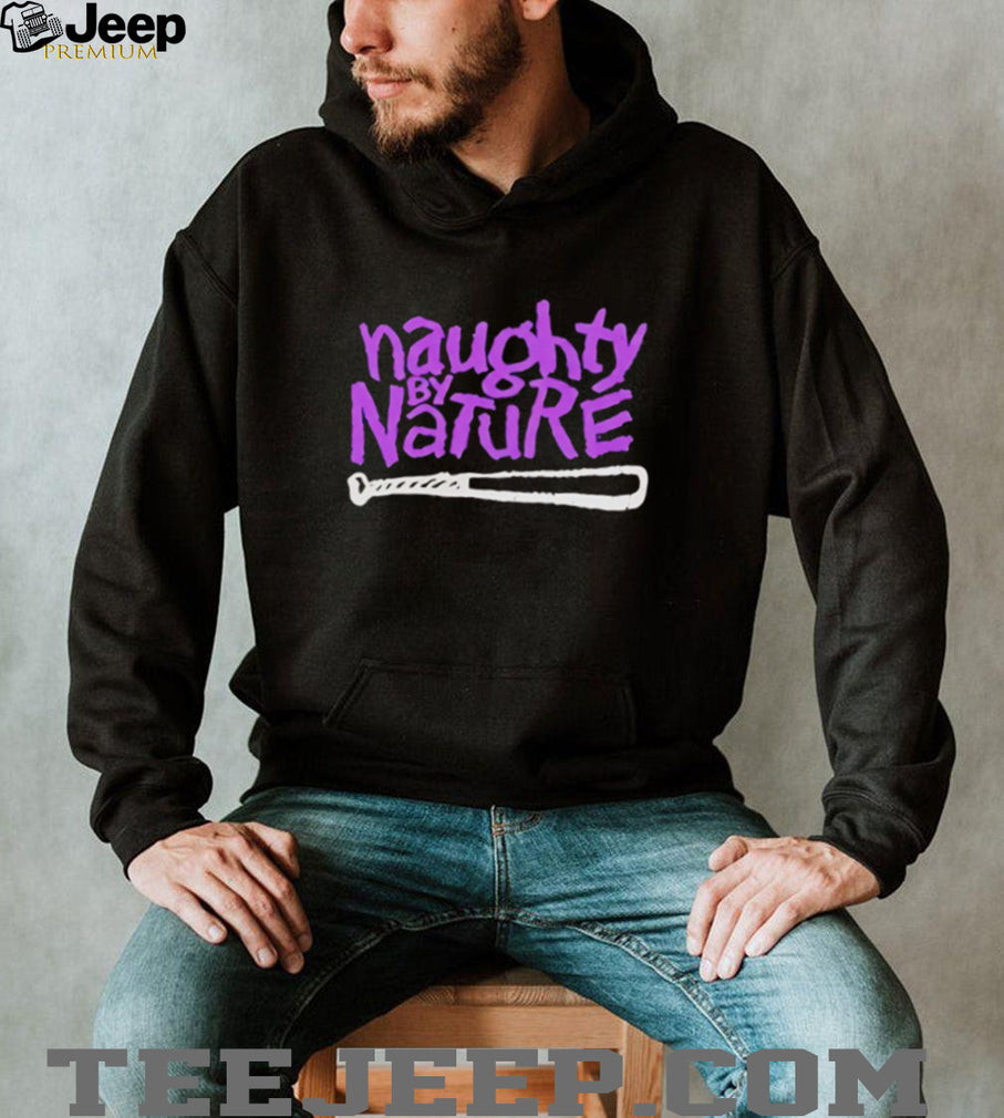 Naughty By Nature Baseball Bat Purple Graffiti Hip Hop T Shirt