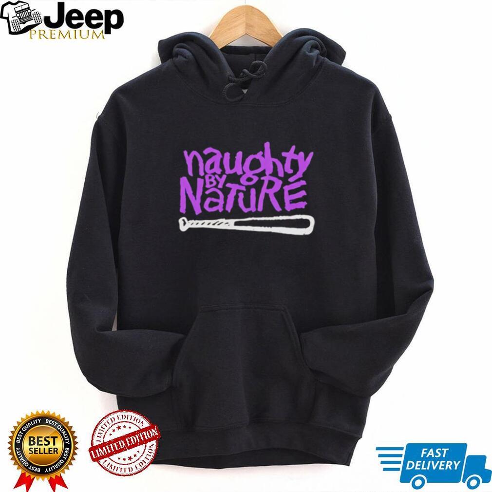Naughty By Nature Baseball Bat Purple Graffiti Hip Hop T Shirt