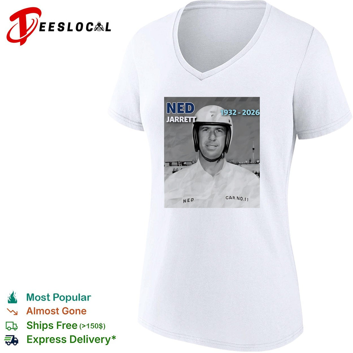 Ned Jarrett Memorial Tribute 1932 2026 shirt