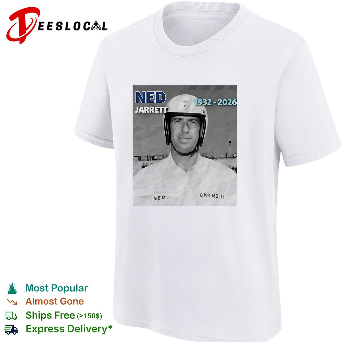 Ned Jarrett Memorial Tribute 1932 2026 shirt