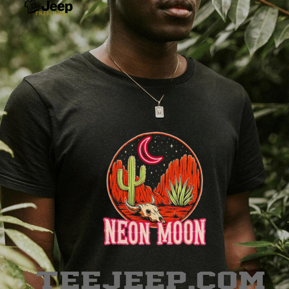 Neon moon desert moon retro shirt