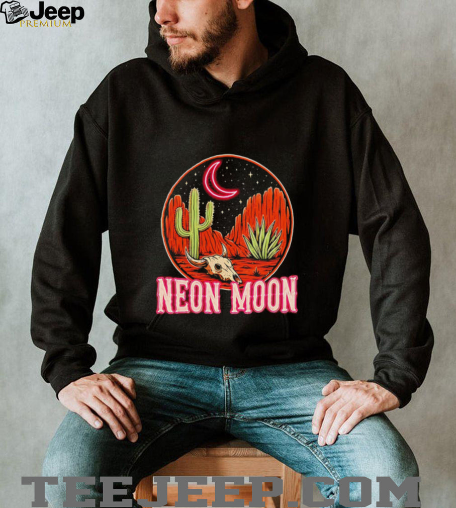 Neon moon desert moon retro shirt